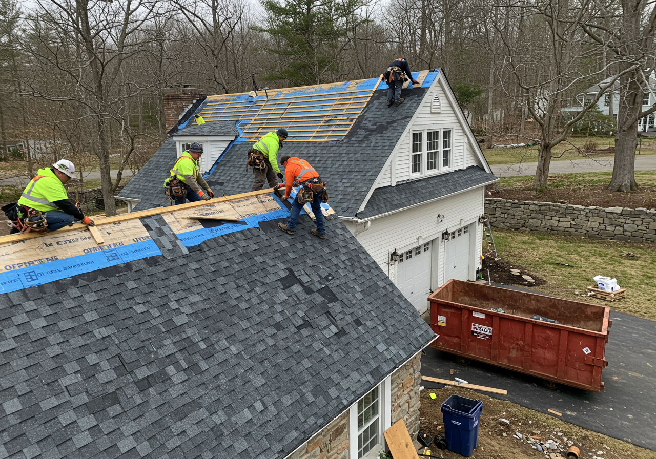 Preston roof schedules are more than “tear-off day”