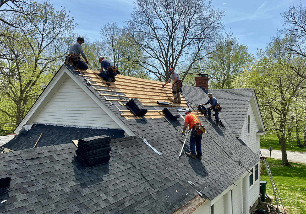 Winter Roofing Challenges in Danielson