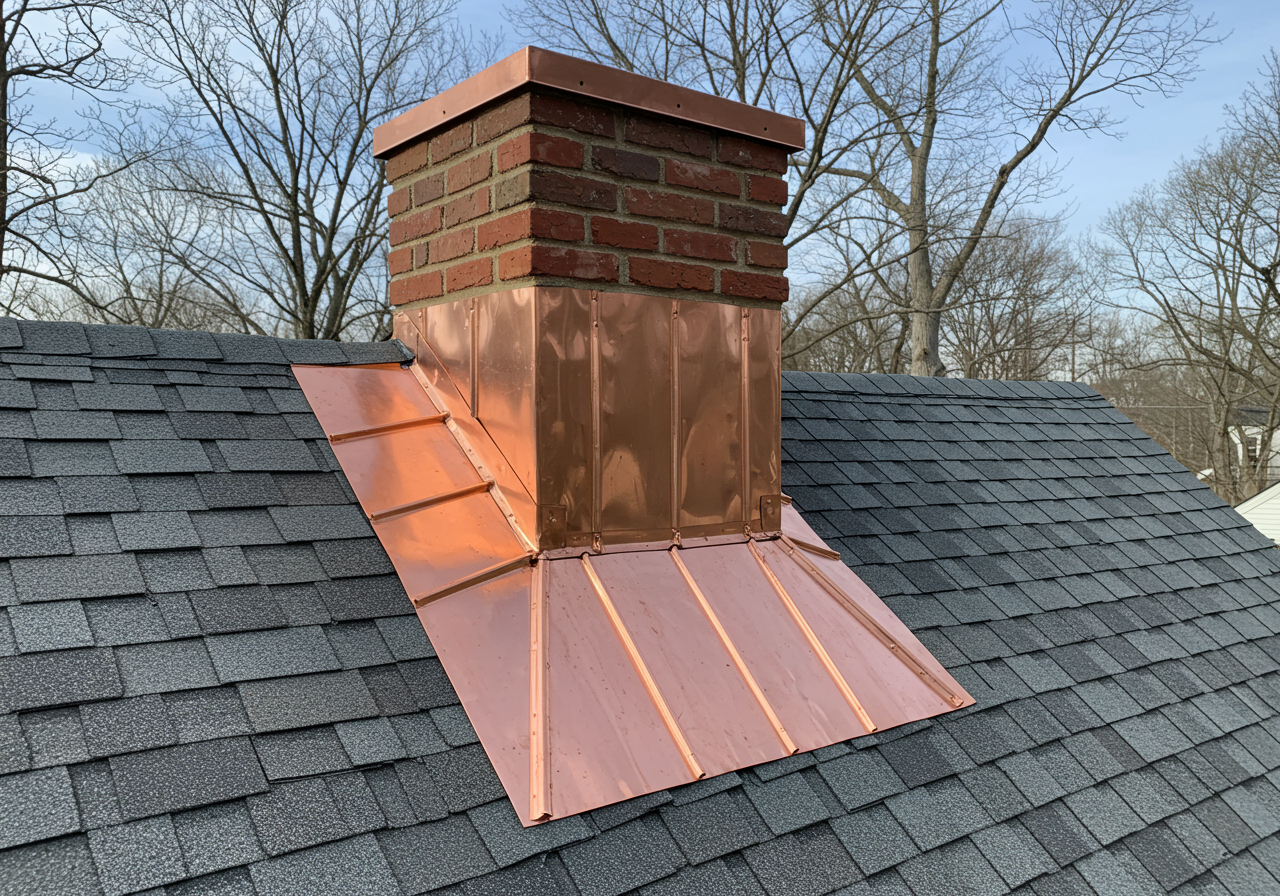 Chimney Flashing on an Essex Home