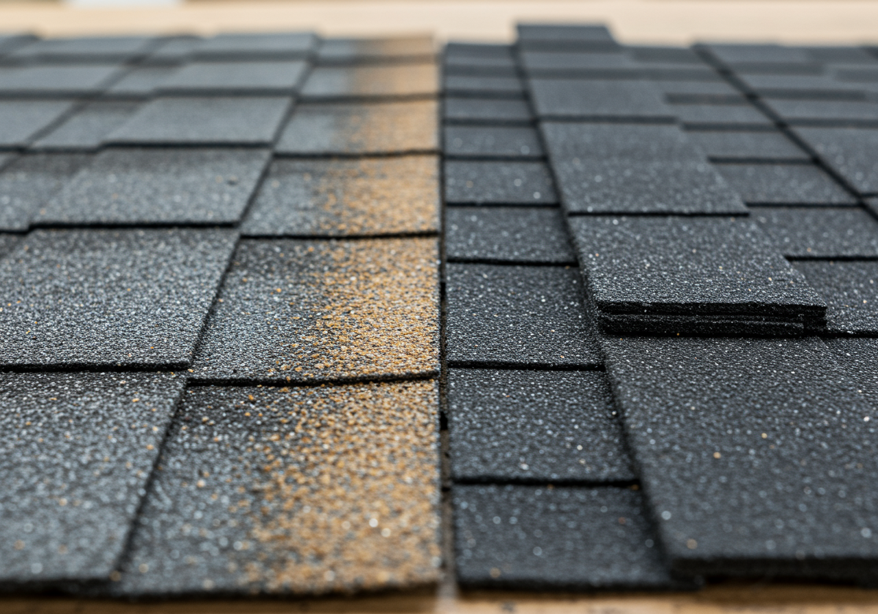 Architectural vs 3-tab shingles on Hamden homes