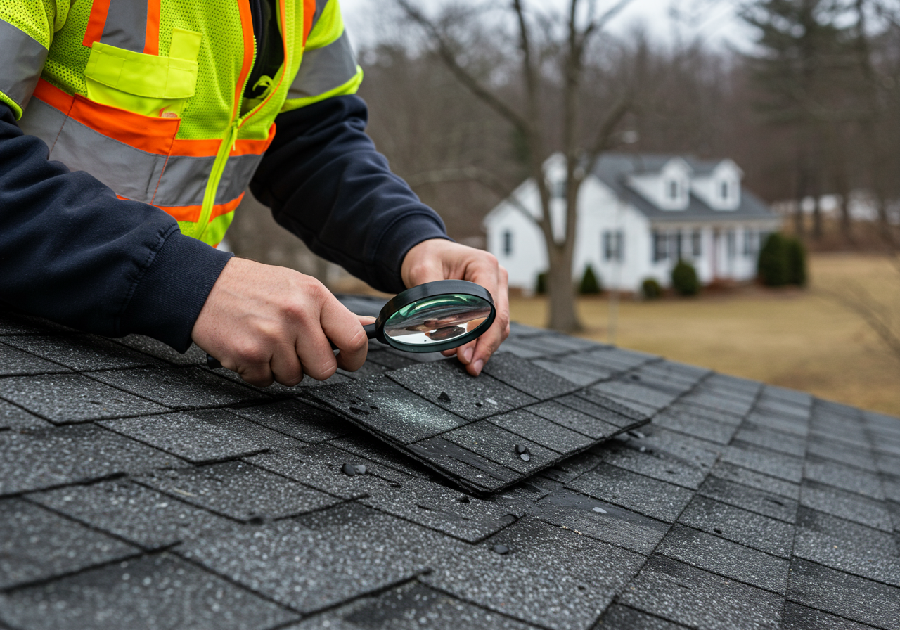 Hail Damage Inspection in Montville