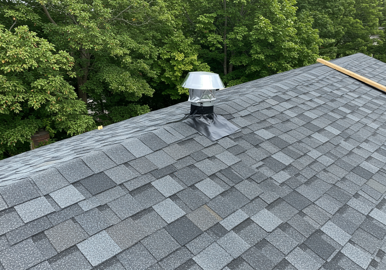 Reflective Shingle Roof on Litchfield Colonial