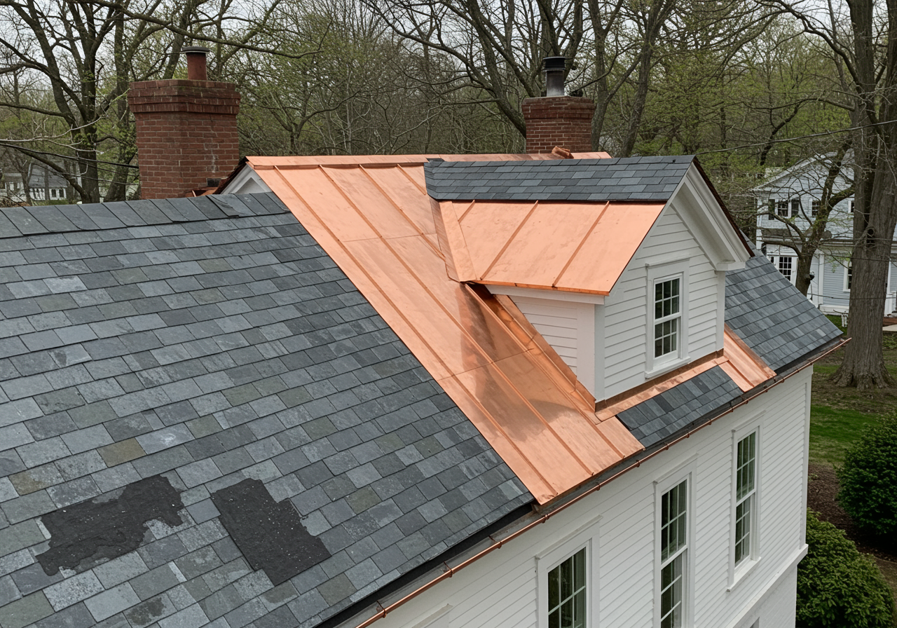 Historic Cheshire roof with period-appropriate materials