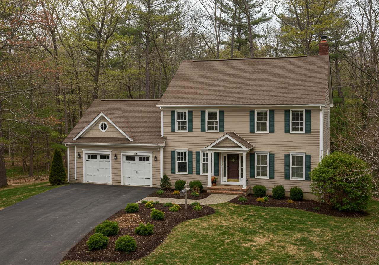 Curb appeal after a strategic roof upgrade