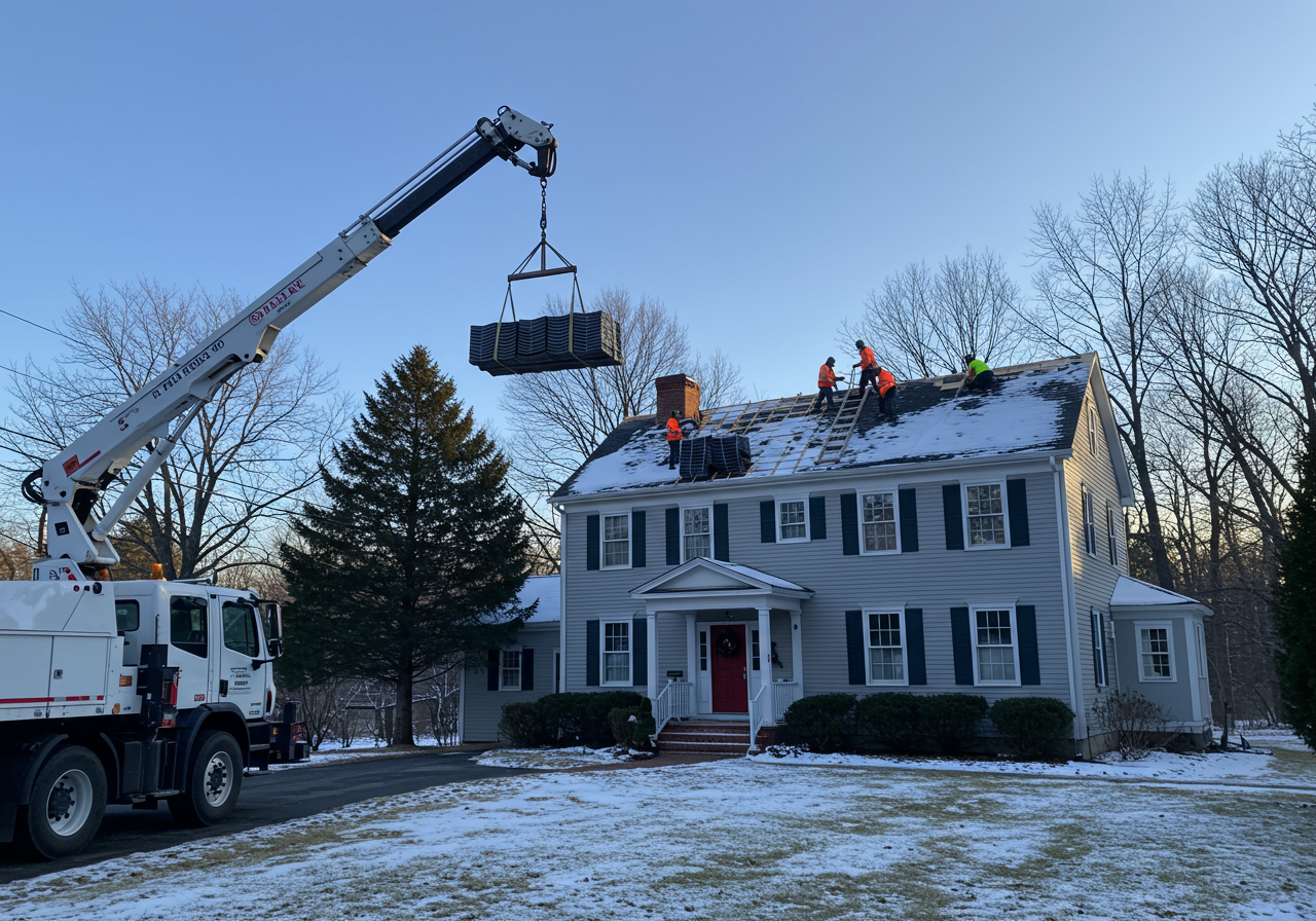 Local roofing supply benefits in Ellington