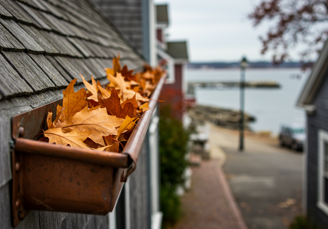 Mystic Fall Gutter and Roof Prep