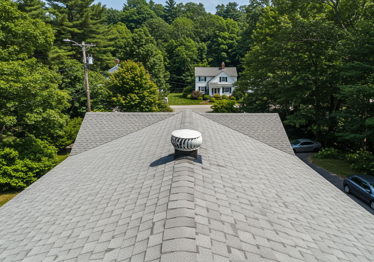 Heat Damage on Stafford Springs Roof