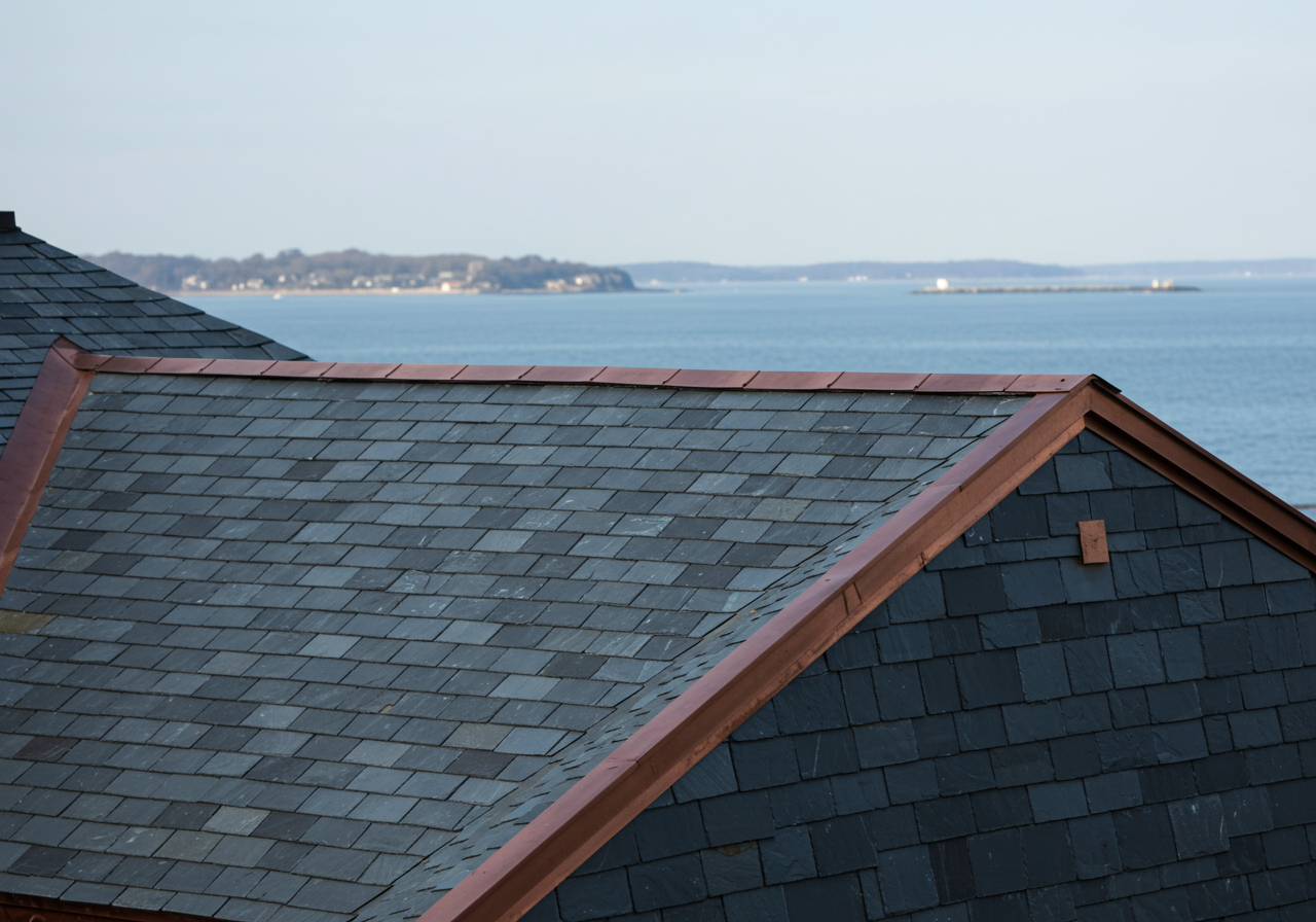 Traditional Stonington Slate Installation