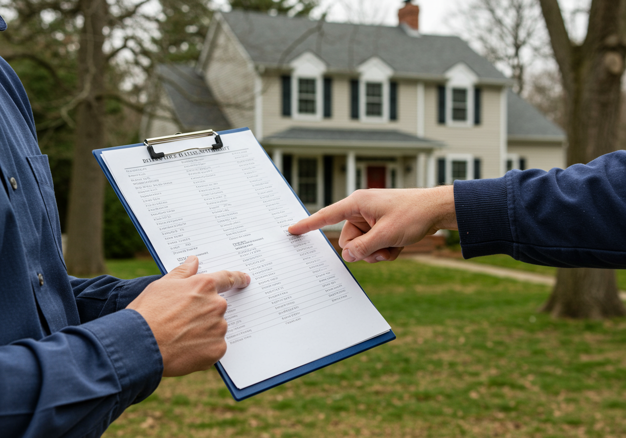 Comparing roofing estimates in Trumbull