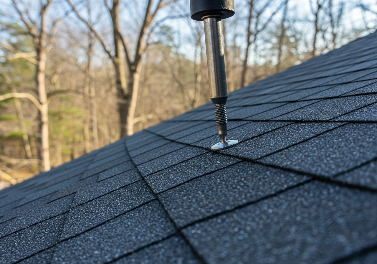 High-Performance Baffled Ridge Vent Installation